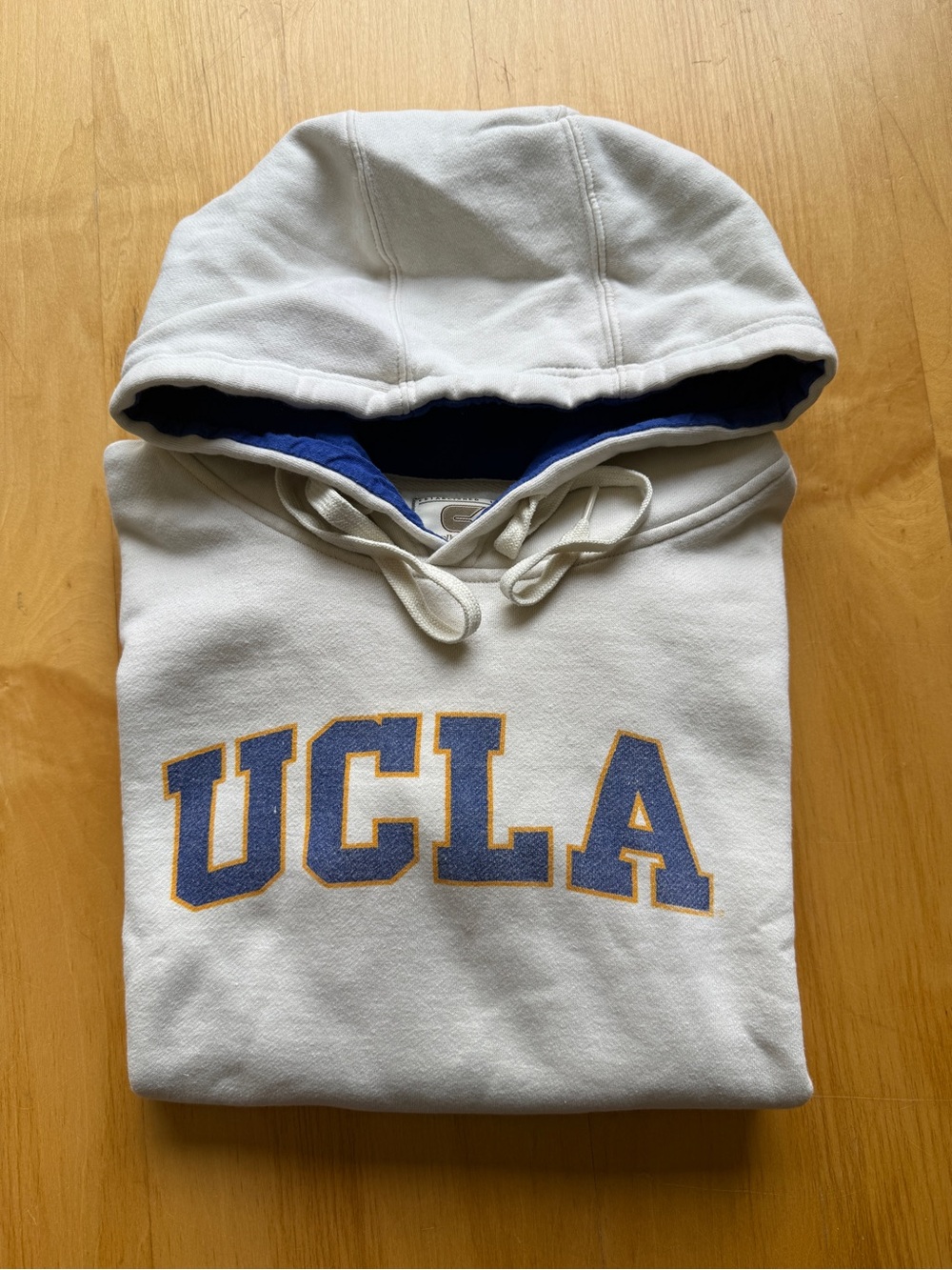 UCLA Bruins Colosseum Athletics XL Hoodie White Blue Gold College Sweatshirt
